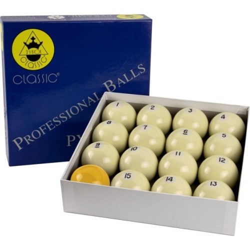 Biljarda bumbu komplekts Classic A-Quality, 68 mm, piramīda