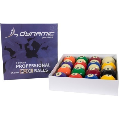 Biljarda bumbu komplekts Classic A-Quality, 57,2 mm, Pool
