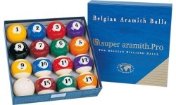 Biljarda bumbiņu komplekts Super Aramith Pro, 57,2 mm, Pool