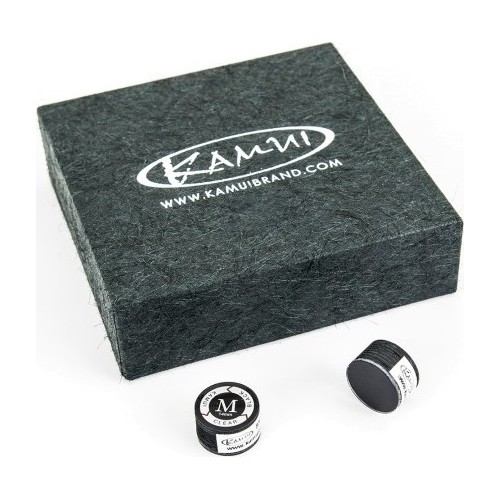 Наклейка для кия Kamui Clear Black, 14 мм, средняя (M)