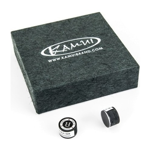 Наклейка для кия Kamui Clear Black, 13 мм, твёрдая (H), 8 слоёв