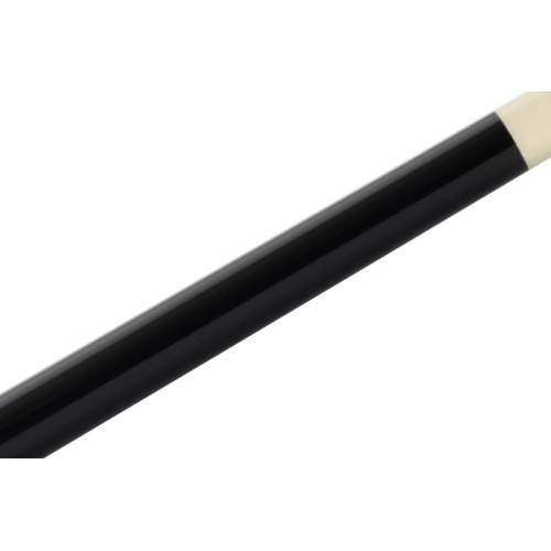 Billiard Cue Classic Jupiter JU-2, metal screw in tip, black, one-piece, Pool