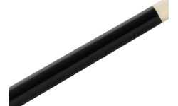 Billiard Cue Classic Jupiter JU-2, metal screw in tip, black, one-piece, Pool
