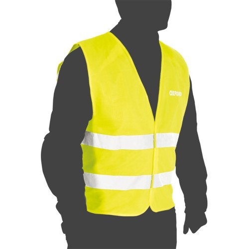Reflective Vest Oxford Bright Packaway - Fluorescent Yellow