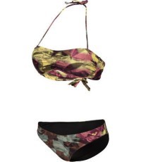 Arena bandeau bikini Allover Red Fan 38 - 400