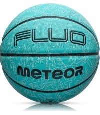 Basketbola bumba Meteor Fluo, 7. izmērs - Piparmētru