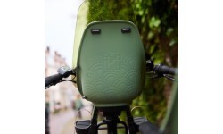 Front-Mounted Child Bike Seat w/ Adaptor Urban Iki - Inaho Beige/Bincho Black