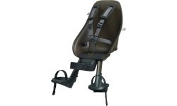Front-Mounted Child Bike Seat w/ Adaptor Urban Iki - Inaho Beige/Bincho Black