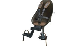 Front-Mounted Child Bike Seat w/ Adaptor Urban Iki - Inaho Beige/Bincho Black