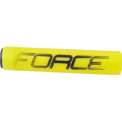Грипсы FORCE Slick 125mm (силиконовые, жёлтые)