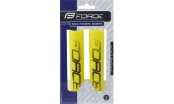 Грипсы FORCE Slick 125mm (силиконовые, жёлтые)