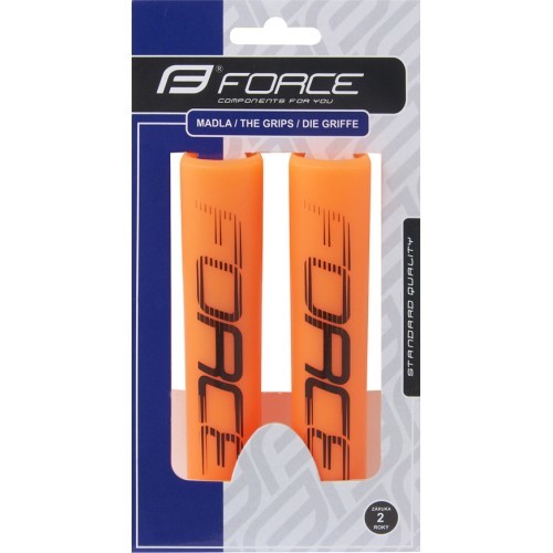 FORCE Slick 125mm rokturi (silikona, oranži)