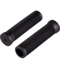 Stūres rokturi FORCE Groove 123mm, gumijas, melni