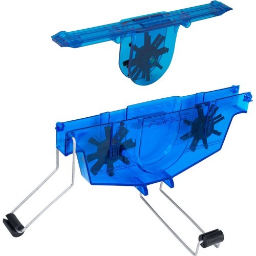 FORCE chain cleaner, plastic, blue, without accessories