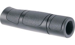 Грипсы руля FORCE OEM резиновые (чёрно-серые) 120mm