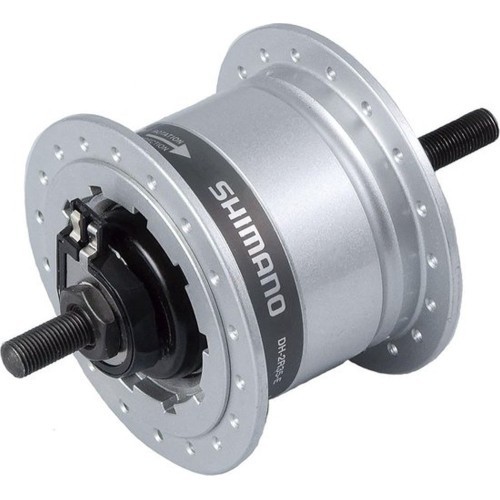 Priekšējā dinamo rumba SHIMANO 2R35-E, 6V 2.4W, 36H (sudraba)