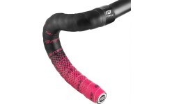 FORCE Eva Dual Handlebar Tape (Black/Pink)