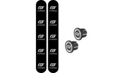 FORCE Eva Dual stūres lente (melna/rozā)