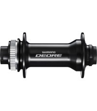 Передняя втулка Shimano M6010, 32H, 100/15mm, CL (чёрная)
