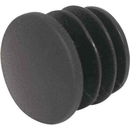 FORCE handlebar end plug, round (plastic, black)