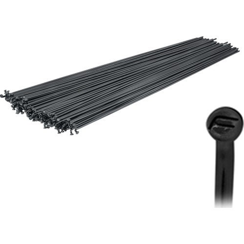 FORCE Spoke 2x266 mm (Stainless Steel, Black)
