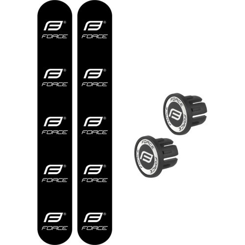 FORCE Eva Dual Handlebar Tape (black)