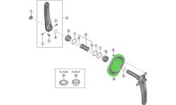 Передняя звезда Shimano FC-MT610 32T