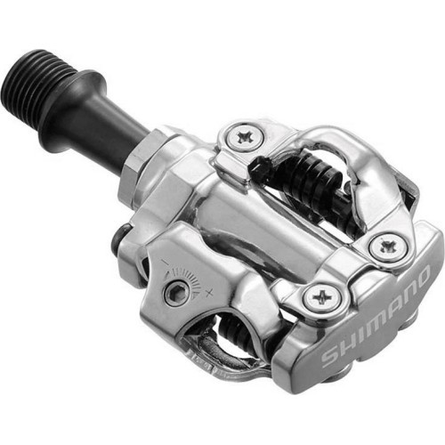 Shimano SPD M540 pedāļi + plāksnītes (sudraba)