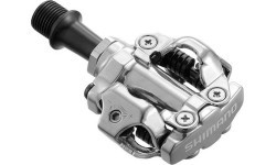 Shimano SPD M540 pedāļi + plāksnītes (sudraba)