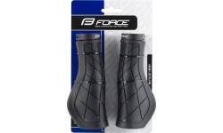 Грипсы руля FORCE TROY 136mm (резиновые, чёрные)