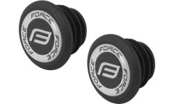 Грипсы руля FORCE TROY 136mm (резиновые, чёрные)