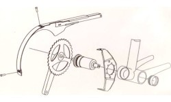 Ķēdes aizsargs SKS Chainblade, 42-44T
