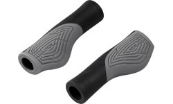 FORCE Erbow Handlebar Grips, black/grey