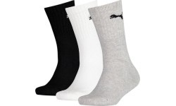 Носки подростковые Puma Junior Crew Black Grey White 907958 03