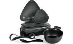 Туристический набор посуды Light My Fire Outdoor MealKit Bio, сланцево-чёрный