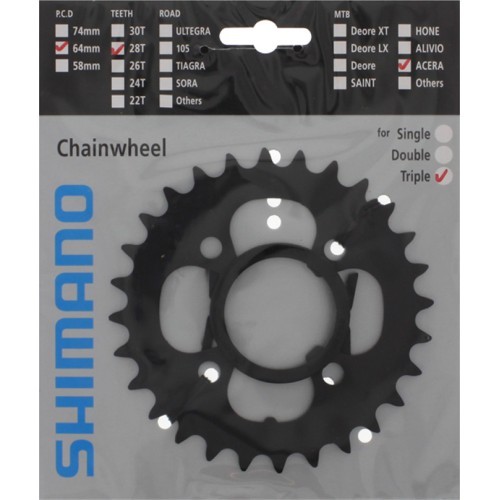 Shimano Acera M361 28T front chainring 8/7 speed