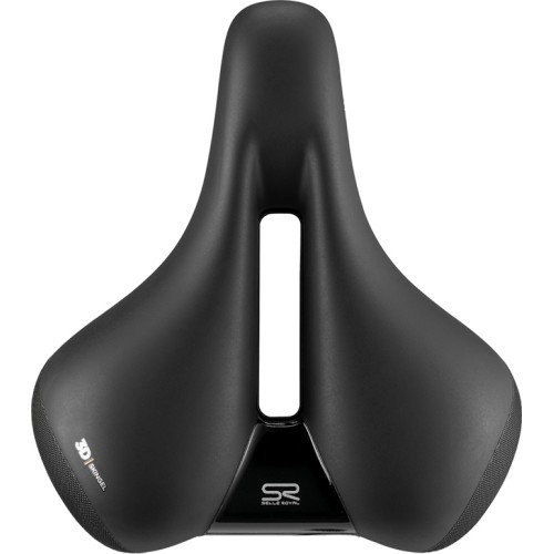 Седло Selle Royal Ellipse Relaxed Unisex 23 250x223mm (чёрное)