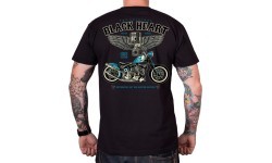 Футболка BLACK HEART Blue Chopper - Чёрный