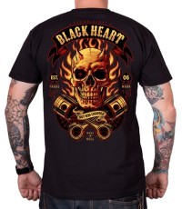 T-krekls BLACK HEART Hell Boy - Melna