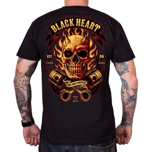 Футболка BLACK HEART Hell Boy - Чёрный