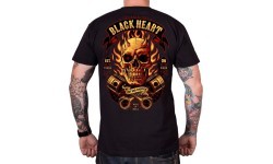 T-Shirt BLACK HEART Hell Boy - Black