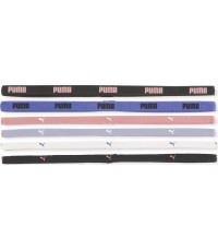 Повязка на голову Puma AT Sportbands чёрная белая фиолетовая персиковая 053452 23