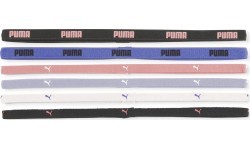 Повязка на голову Puma AT Sportbands чёрная белая фиолетовая персиковая 053452 23