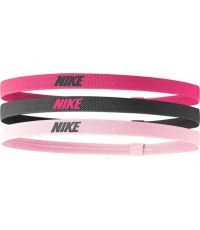 Повязка на голову Nike Elastic Headbands 2.0 3P Black Pink N1004529 658