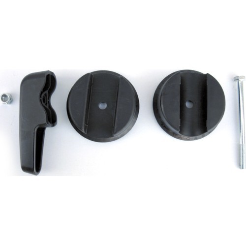 Tow bar bike rack connecting part with quick-release clamp, 30mm