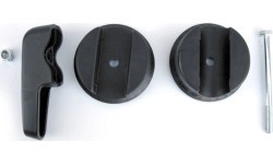 Velosipēdu turētāja savienojošā detaļa uz āķa ar ātrās fiksācijas skavu, 30mm
