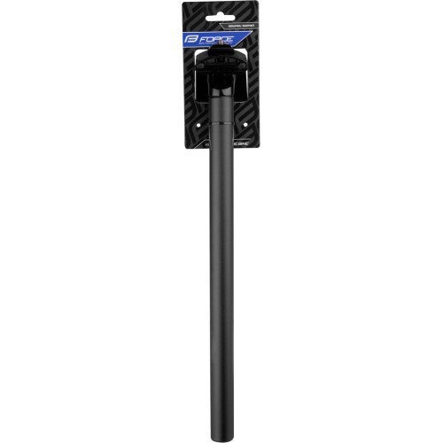 Velosipēda sēdekļa statnis FORCE Basic 30,6/400mm P4.1, melns