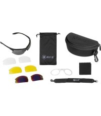 Sporta brilles „Strike", melnas