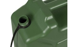 Degvielas kanna, olīvzaļa, 20 l, plastmasas