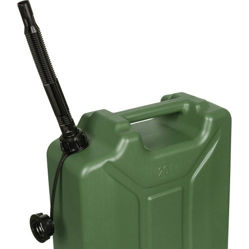 Degvielas kanna, olīvzaļa, 20 l, plastmasas